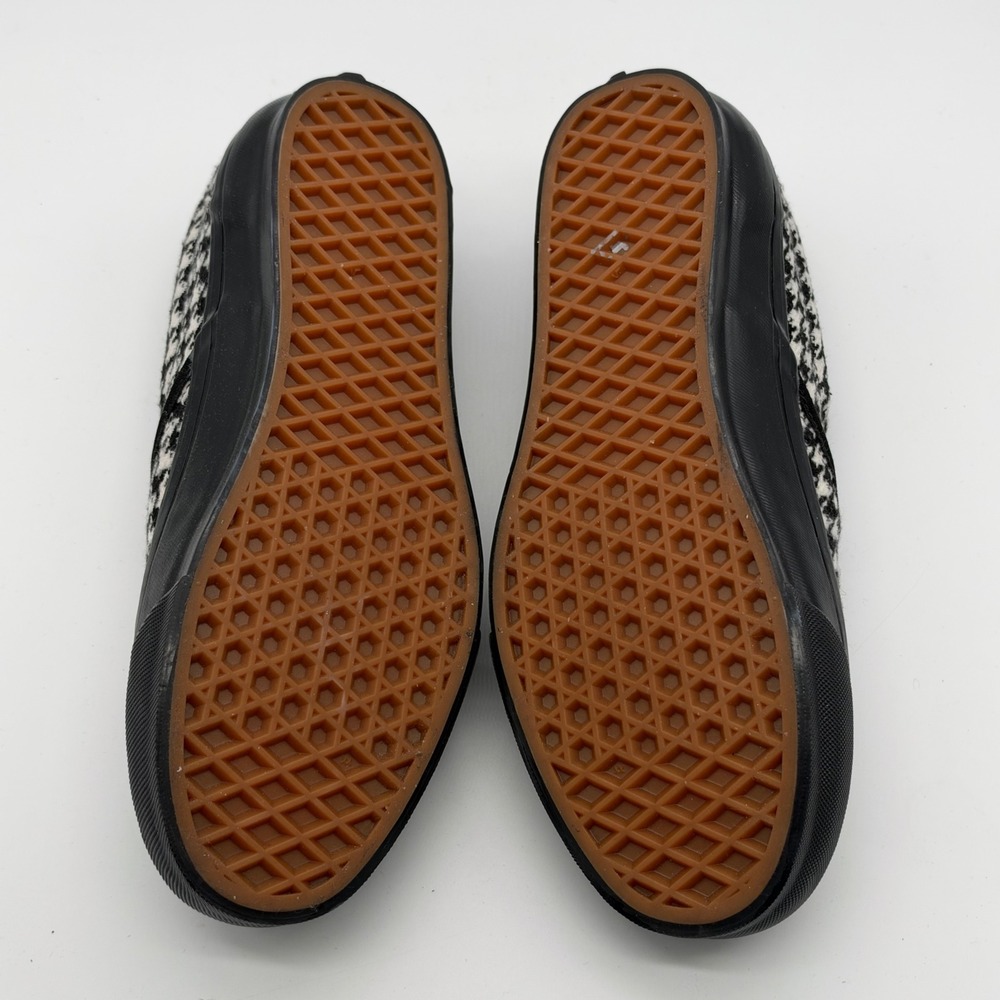 Vans LX Classic 98 Slip-On Houndstooth Black White Men 7.5 Women 9 Sneakers NWOT - Picture 7 of 8